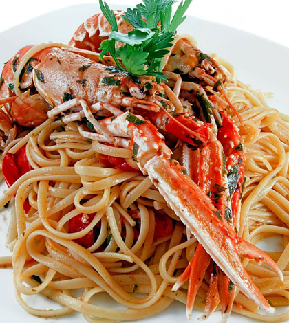 Linguine agli scampi