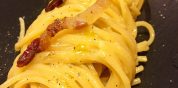 Spaghettone alla finta carbonara sarda